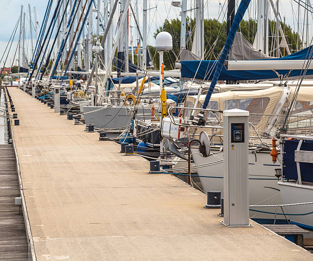 istock Sailing Yachts Parked in a Harbor 520662465