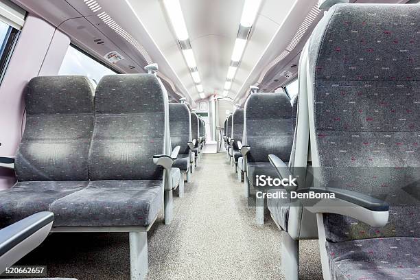 Train Seats Stock Photo - Download Image Now - Armrest, Arrival, Automatic