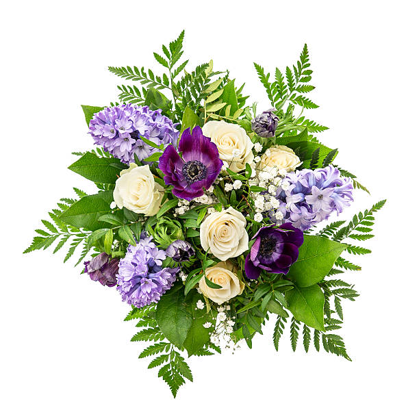 istock Spring Flowers. Ranunculus, Hyacinth, Roses Over White 520665037