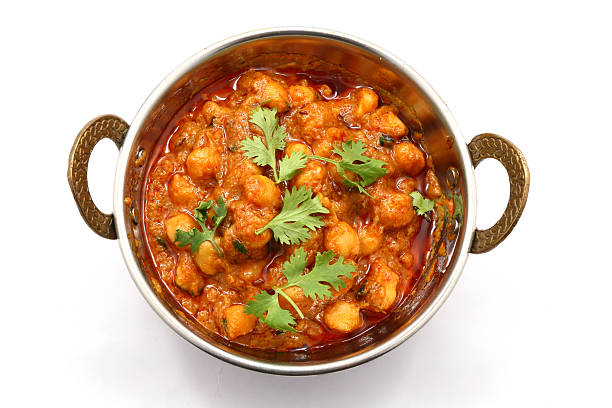 plato chana masala gramo - punjab fotografías e imágenes de stock