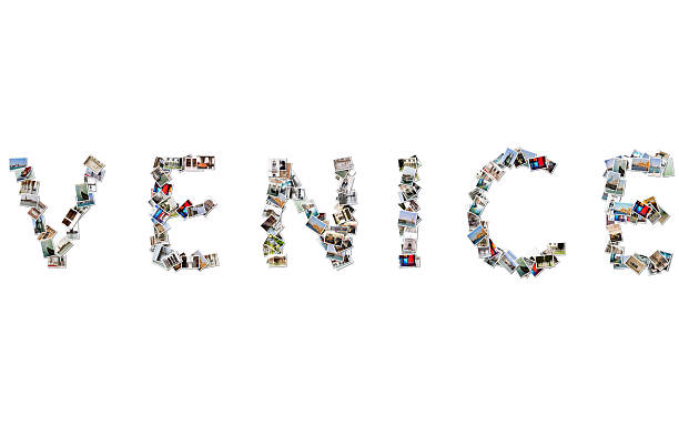istock Venice word, Photo collage 520686583