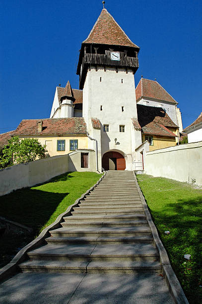 istock Saxon fortress and church 520687853