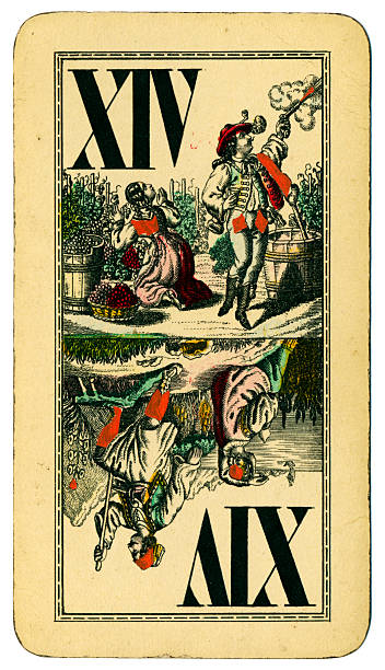 istock Trump XIV Tarot Austrian Taroch playing card 1900 520692055