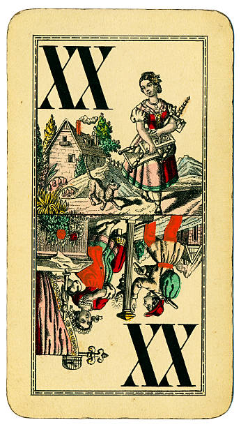 istock Trump XX Tarot Austrian Taroch playing card 1900 520692067