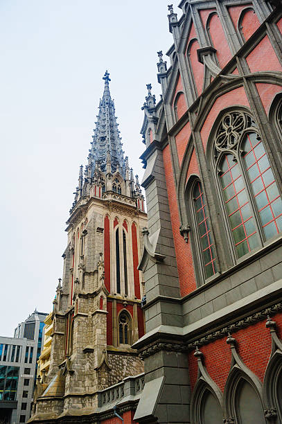 istock Catholic church in the Gothic style architecture 520700840