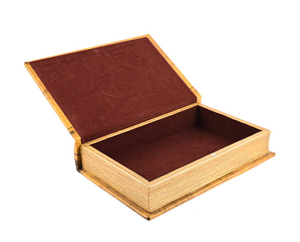 istock Book shaped casket or jewelry box isolated 520701348