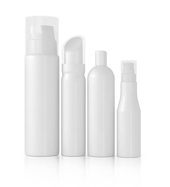 istock Set of cosmetic products in bottles. 520703607