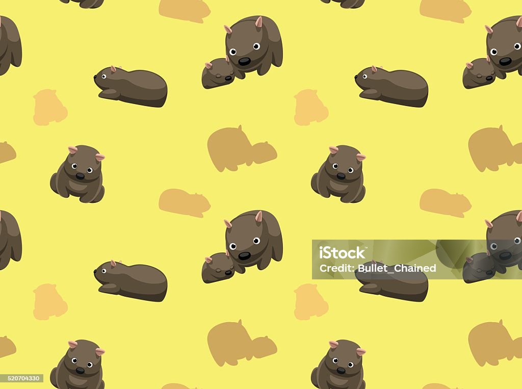 Wombat Wallpaper 1 Animal Wallpaper EPS10 File Format Animal stock vector