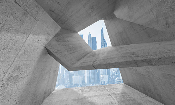 istock 3d interior with futuristic cityscape outside 520706966