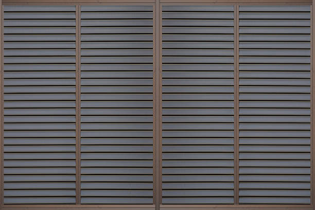 istock Black metal sliding window background seamless and texture 520707182