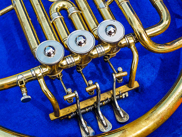 집음기 - jazz music trumpet valve 뉴스 사진 이미지