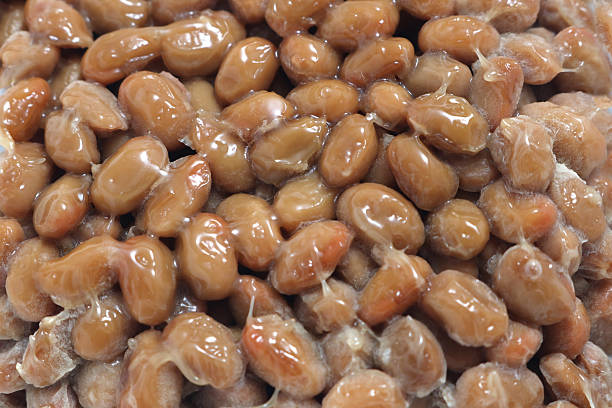 Natto (fermented soybeans.) a traditional Japanese food. Natto (fermented soybeans.) a traditional Japanese food. natto stock pictures, royalty-free photos & images