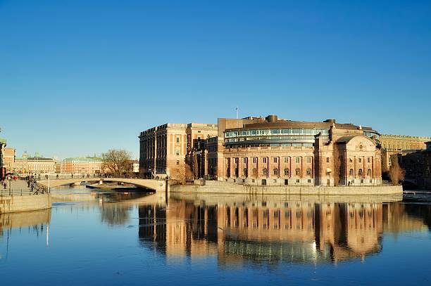istock Parliament building in Stockholm 520710027