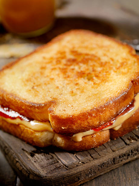 istock Grilled Peanut Butter and Jelly Sandwich 520710570