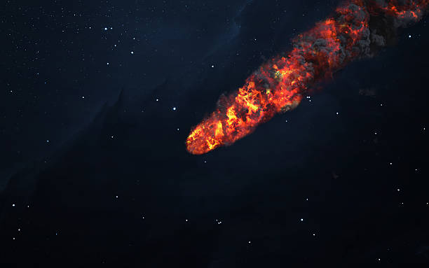 istock Meteor shower. Elements of this image furnished by NASA 520710748