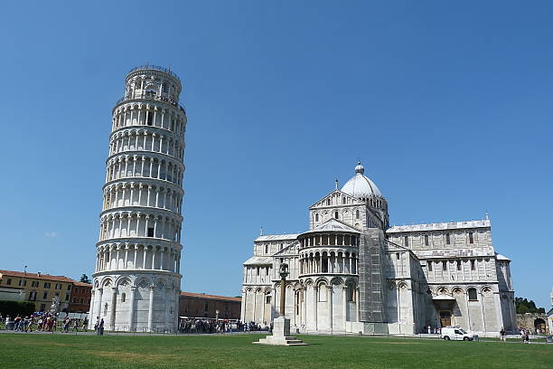 istock Cathedral and leaning tower of Pisa 520711748