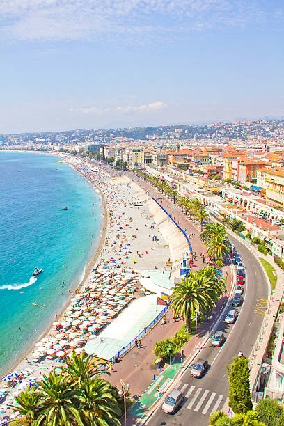 Aerial view of Nice, Cote d'Azur