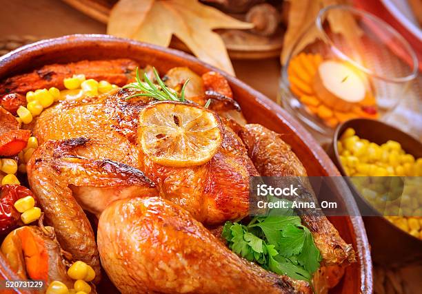 Thanksgiving Day Turkey Stock Photo - Download Image Now - Animal, Appetizer, Autumn