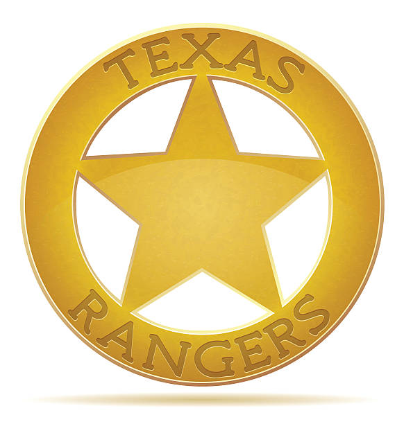 star texas ranger vector illustration vector art illustration