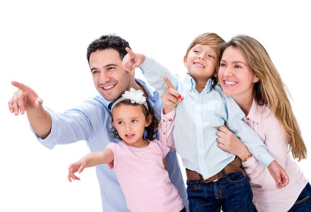 istock Family pointing away 520732033