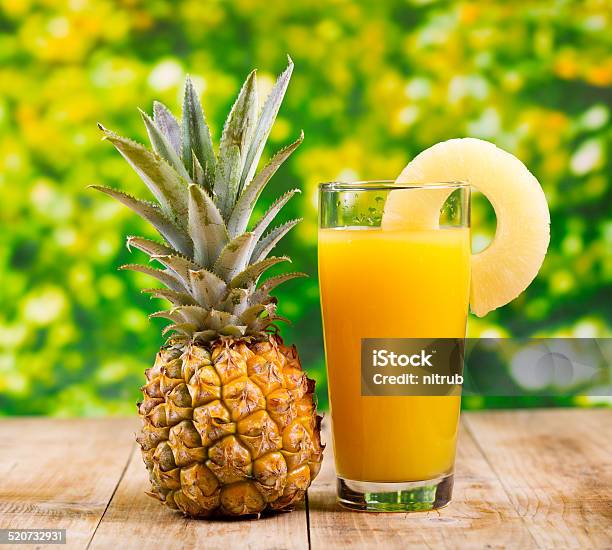 Pineapple Juice Stock Photo - Download Image Now - Cold Temperature, Dessert - Sweet Food, Dieting