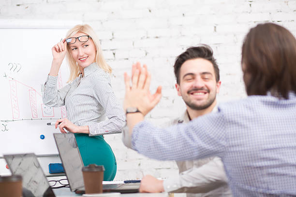 istock Happy business people 520733836