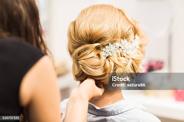 Portrait Of Attractive Young Woman With Beautiful Hairstyle And Stylish Stock Photo - Download Image Now