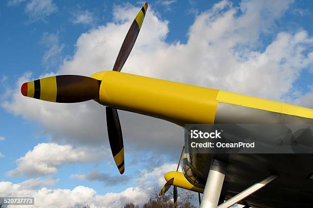 War Aircraft With Propellers Stock Photo - Download Image Now - Air Vehicle, Aircraft Wing, Airplane