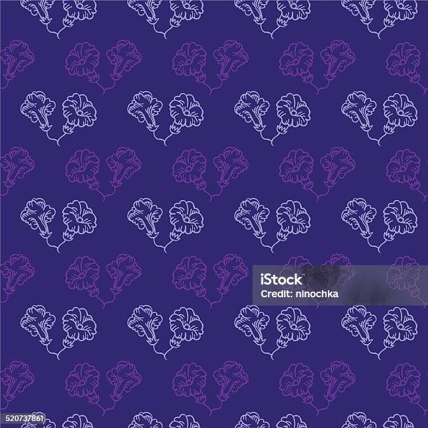 Floral Seamless Pattern Stock Illustration - Download Image Now - Abstract, Backgrounds, Beauty