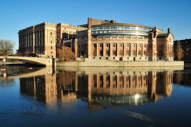 istock Parliament building in Stockholm 520738203