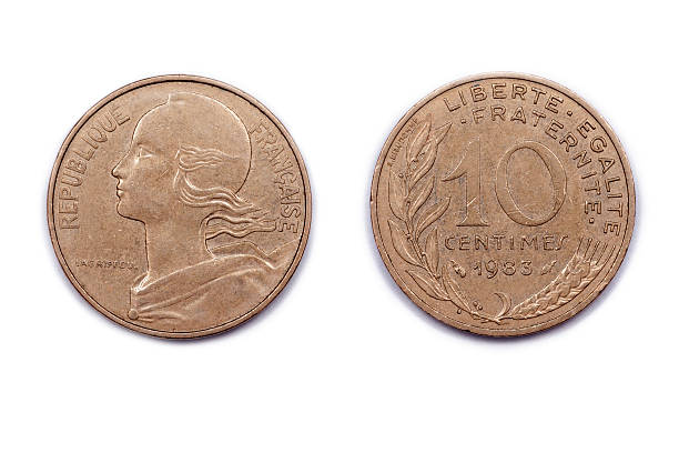 istock French ten Centimes coin 1983 520738970
