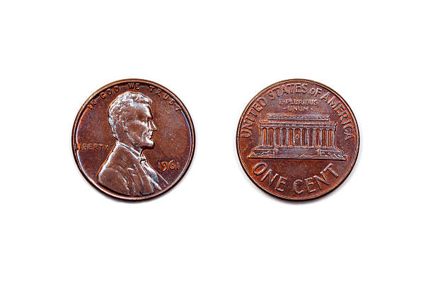istock One Cent coin from the USA 1961 520739472