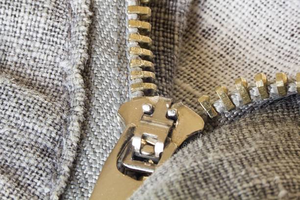 istock Zipper on the gray pants 520742292