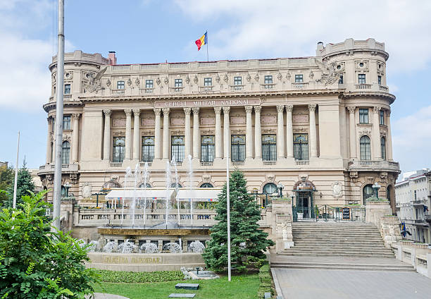 Bucharest, Romania - September 19, 2015. The building called \