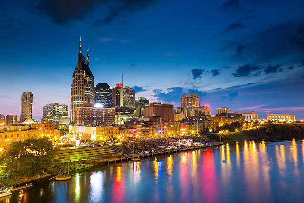 istock Nashville, Tennessee downtown skyline at twilight 520753761