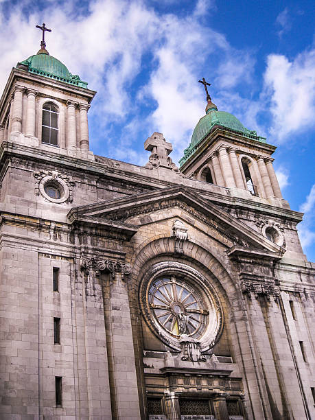istock Church in Montreal under the blue sky. 520754643