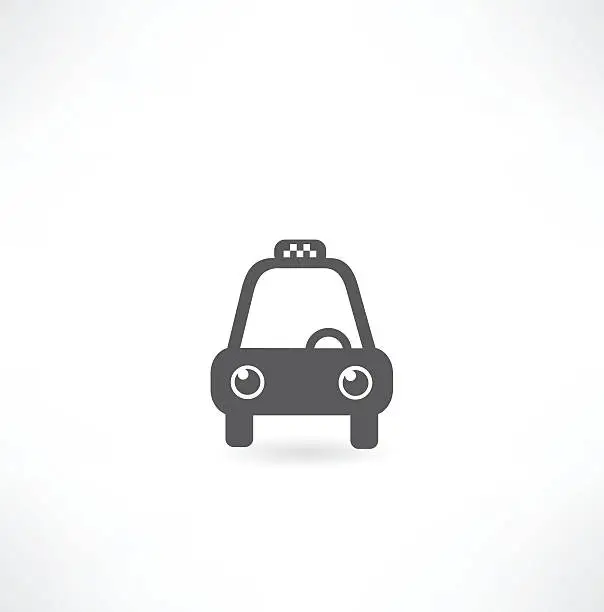 Vector illustration of Taxi icon