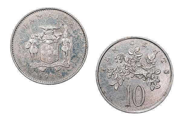 istock Ten Cents coin from Jamaica 1984 520765792