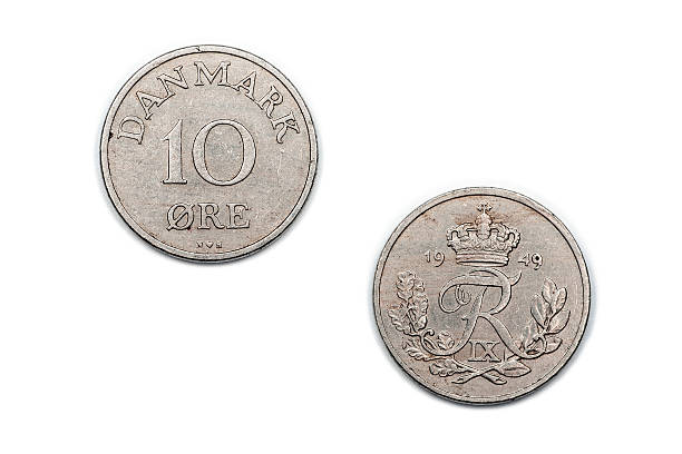istock Ten Ore coin from Denmark 1949 520766108