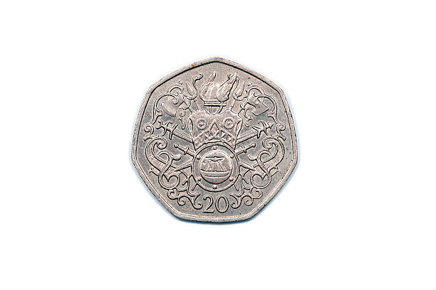 istock Twenty pence coin from the Isle of Man Reverse. 520766928