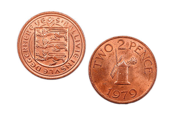 istock Two Pence coin from Guernsey 1979 520767536