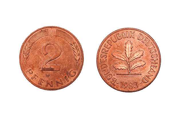 istock Two Pfennig coin from Germany 1983 520767646