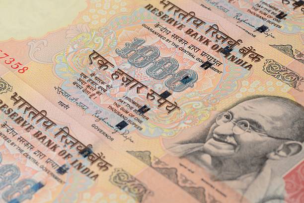istock Indian One Thousand Rupee Note with Mahatma Gandhi Portrait 520770637