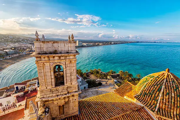 Photo of View on Peniscola  from the top of Pope Luna's  Castle