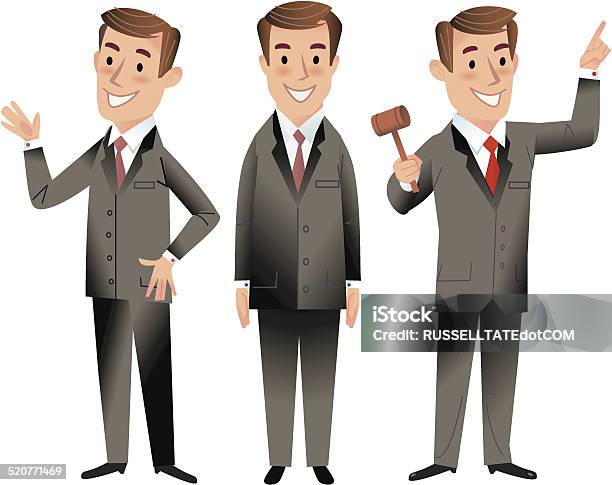 Business Men Stock Illustration - Download Image Now - Men, Adult, Auction