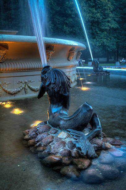 istock Zinc Dolphin Fountain 520771637