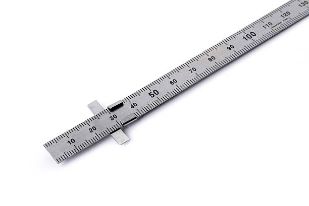 istock Metric Steel Ruler Isolated - Stock Image 520772009