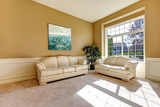 istock Sun room with light furniture 520773725