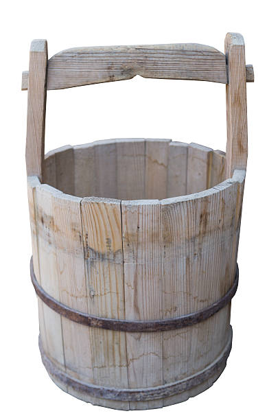 istock Old Wooden Bucket 520775190