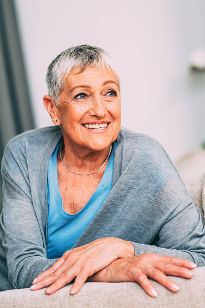 istock happy senior woman 520778758